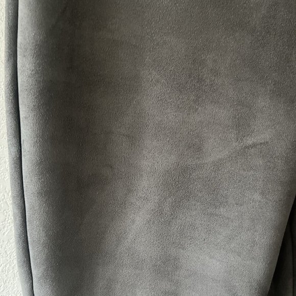 ERIC Taupe Faux Suede Stretchy Leggings Women’s Sz 10 - Picture 2 of 10